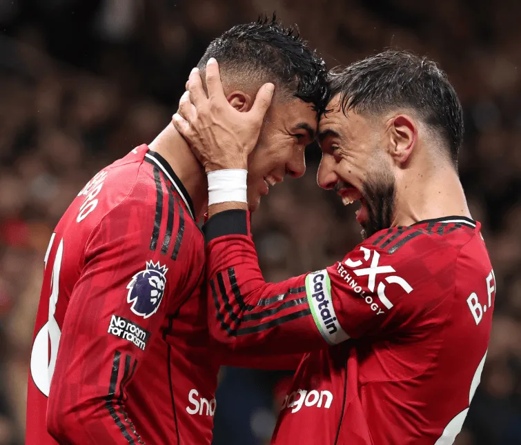 世界杯每日比分-B费本季英超4次助攻卡塞米罗破门，连线次数联赛最多